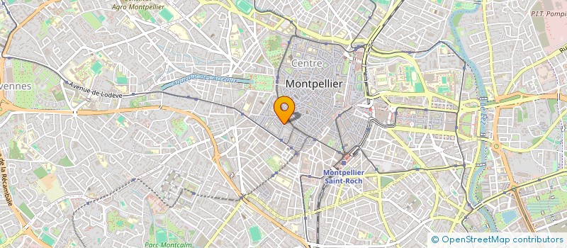 localisation de l'entreprise SCI ARIS à MONTPELLIER