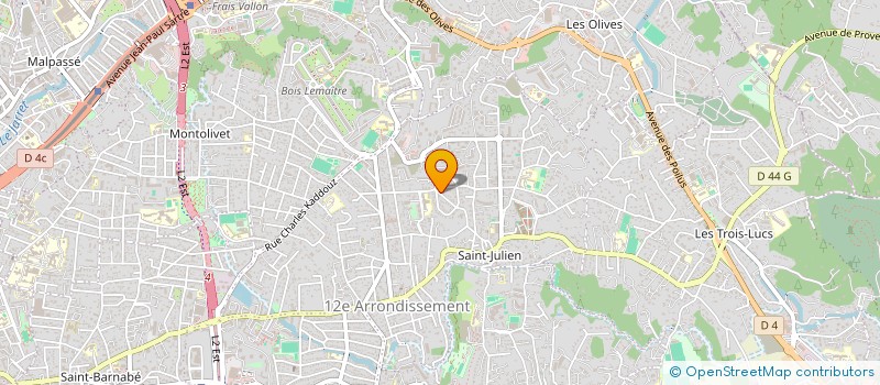 localisation de l'entreprise SCI ARIS à MARSEILLE