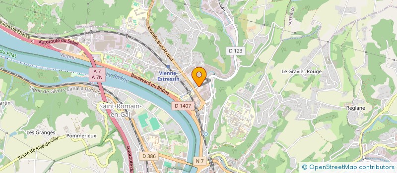 localisation de l'entreprise SCI ARIS B  VIENNE