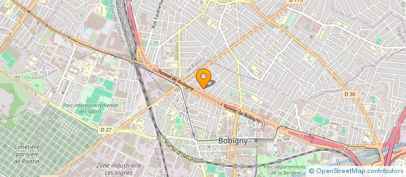 localisation de l'entreprise SCI ARISSIMMO  BOBIGNY