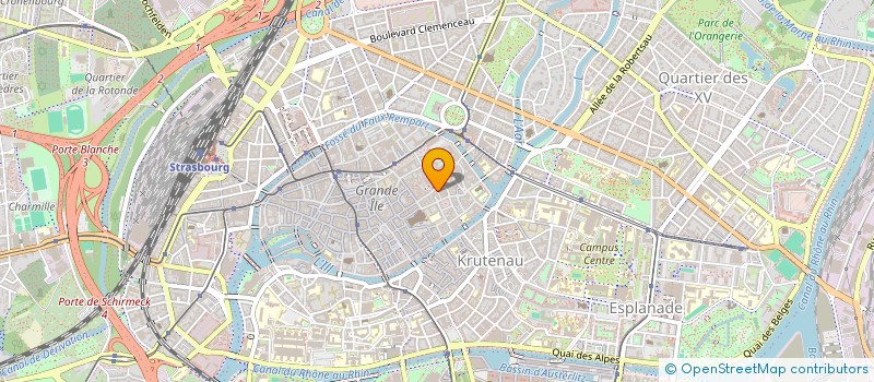 localisation de l'entreprise SCI ARISTA à STRASBOURG