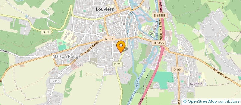 localisation de l'entreprise SCI ARISTA FAMILY  LOUVIERS