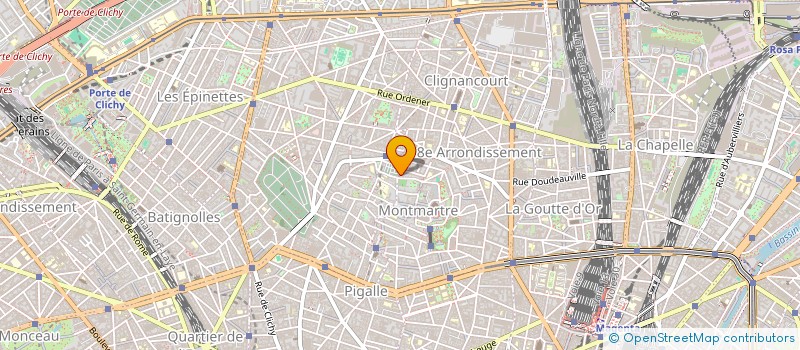 localisation de l'entreprise SCI ARISTIDE  PARIS