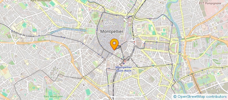 localisation de l'entreprise SCI ARISTIDE à MONTPELLIER