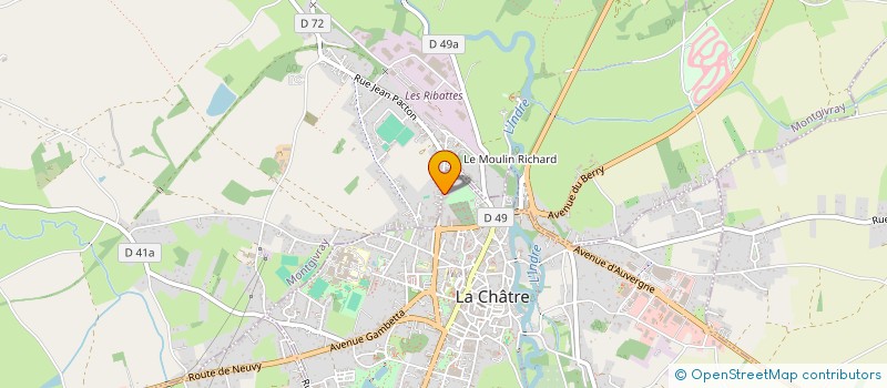 localisation de l'entreprise SCI ARISTIDE à LA CHATRE
