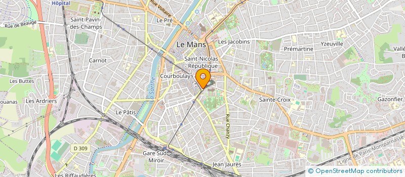 localisation de l'entreprise SCI ARISTIDE  LE MANS