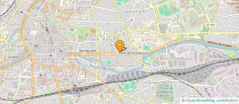 localisation de l'entreprise SCI ARISTIDE  RENNES