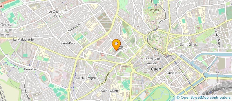 localisation de l'entreprise SCI ARISTIDE BRIAND  CAEN