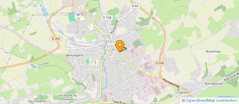 localisation de l'entreprise SCI ARISTIDE BRIAND  MONTVAL-SUR-LOIR