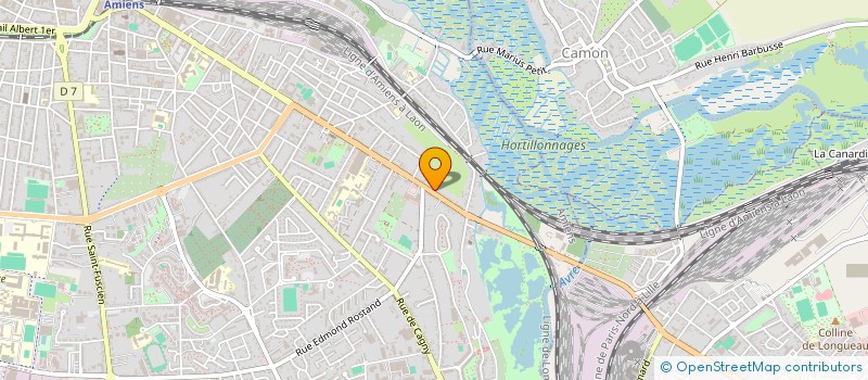 localisation de l'entreprise SCI ARISTIDE BRIAND  AMIENS