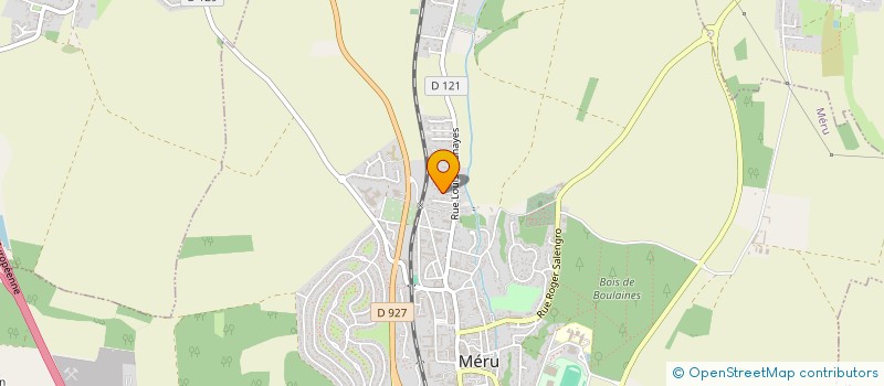 localisation de l'entreprise SCI ARISTIDE BRIAND  MERU