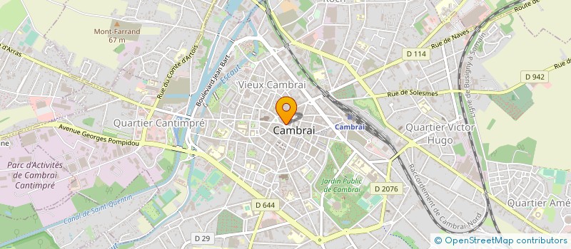 localisation de l'entreprise SCI ARISTIDE BRIAND  CAMBRAI