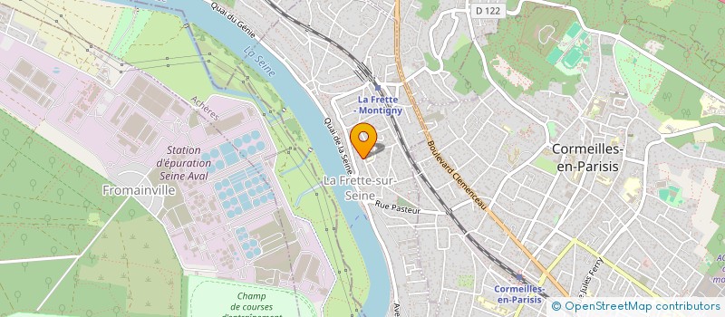 localisation de l'entreprise SCI ARISTIDE BRIAND  LA FRETTE-SUR-SEINE