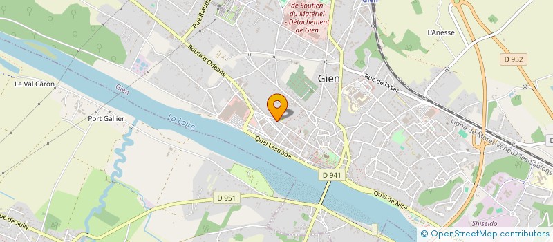 localisation de l'entreprise SCI ARISTOCHATS  GIEN