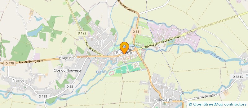 localisation de l'entreprise SCI ARISTOPHANE  BLETTERANS