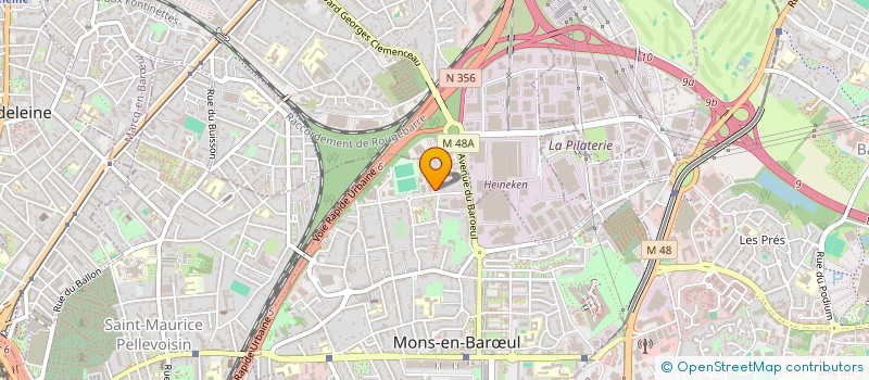 localisation de l'entreprise SCI ARISTOTE 27  MONS-EN-BARUL