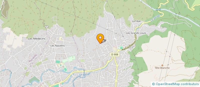 localisation de l'entreprise SCI ARISTOTE  ALLAUCH