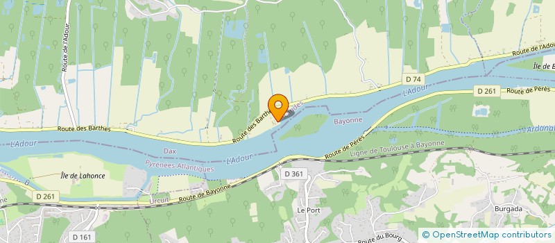 localisation de l'entreprise SCI ARITZAREN ANDEREA  SAINT-MARTIN-DE-SEIGNANX