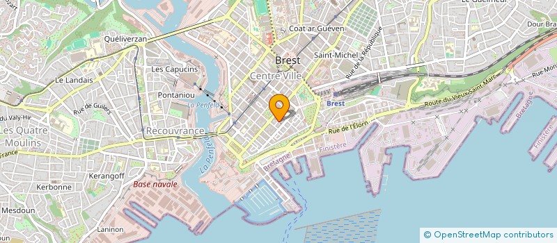 localisation de l'entreprise SCI ARIV  BREST