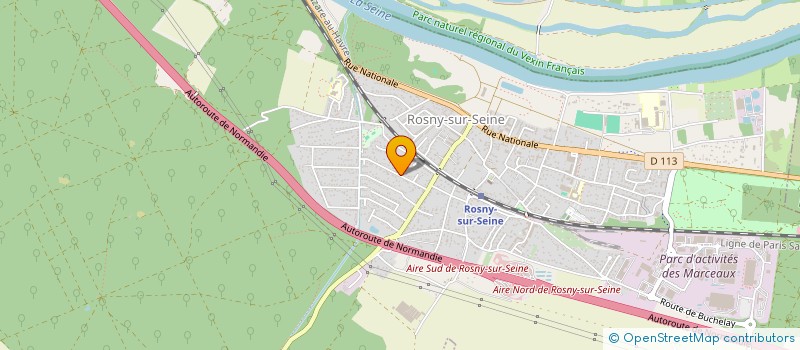 localisation de l'entreprise SCI ARIYA  ROSNY-SUR-SEINE