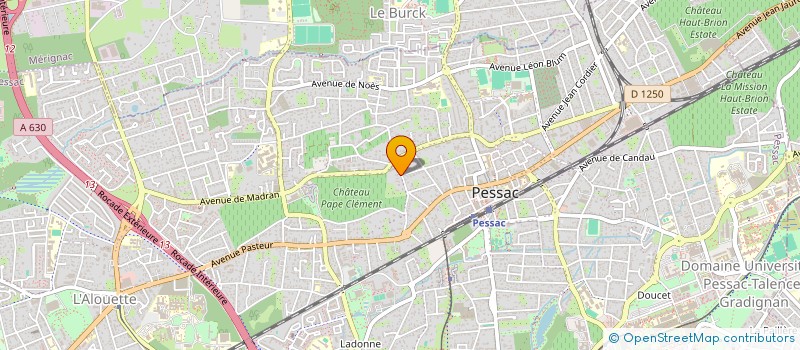 localisation de l'entreprise SCI ARIZONA  PESSAC