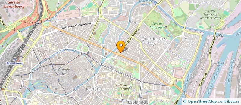 localisation de l'entreprise SCI ARIZONA  STRASBOURG