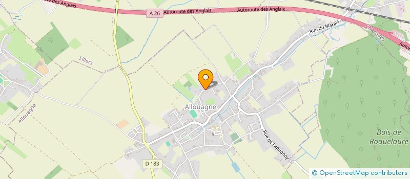 localisation de l'entreprise SCI ARIZTEGUI à ALLOUAGNE