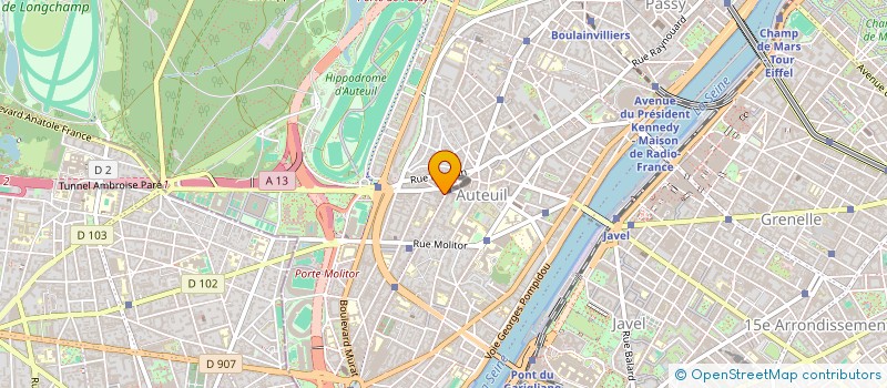 localisation de l'entreprise SCI ARJADA  PARIS