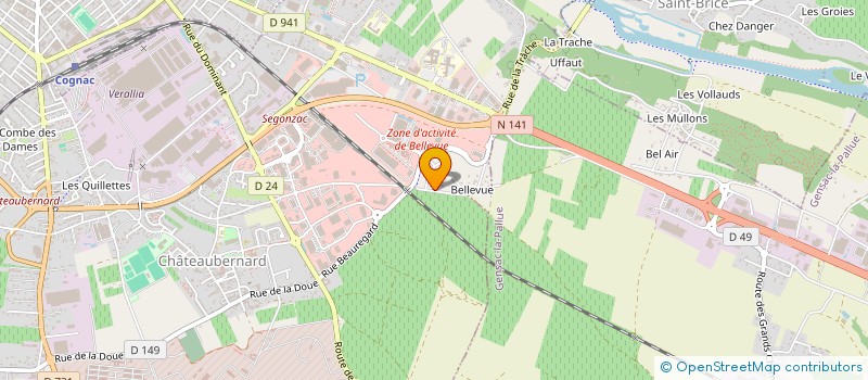 localisation de l'entreprise SCI ARJAL à COGNAC
