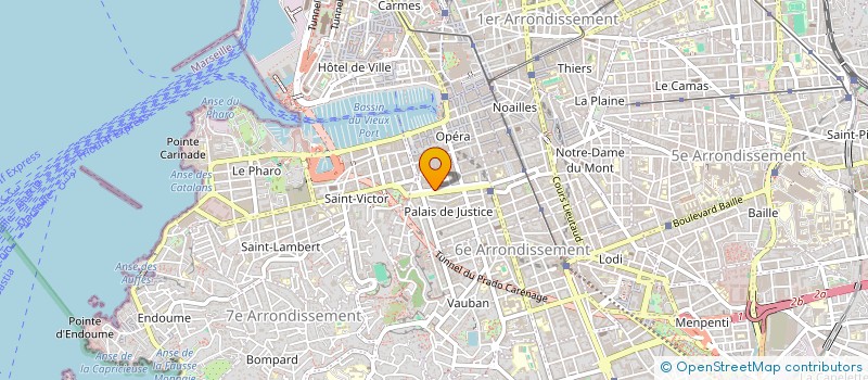 localisation de l'entreprise SCI ARJEAN à MARSEILLE