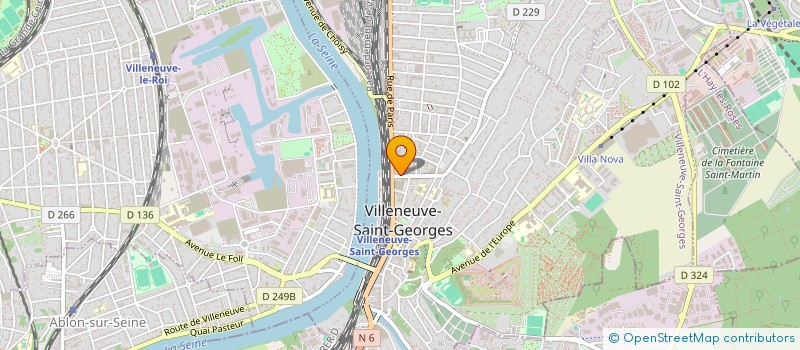 localisation de l'entreprise SCI ARJIN  VILLENEUVE-SAINT-GEORGES