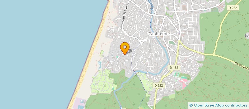 localisation de l'entreprise SCI ARJO à CAPBRETON