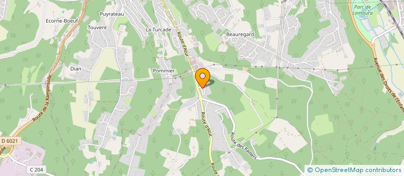 localisation de l'entreprise SCI ARJUC  TRELISSAC