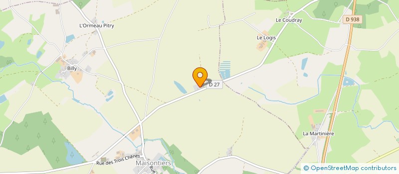 localisation de l'entreprise SCI ARJY  MAISONTIERS