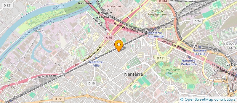 localisation de l'entreprise SCI ARK  NANTERRE