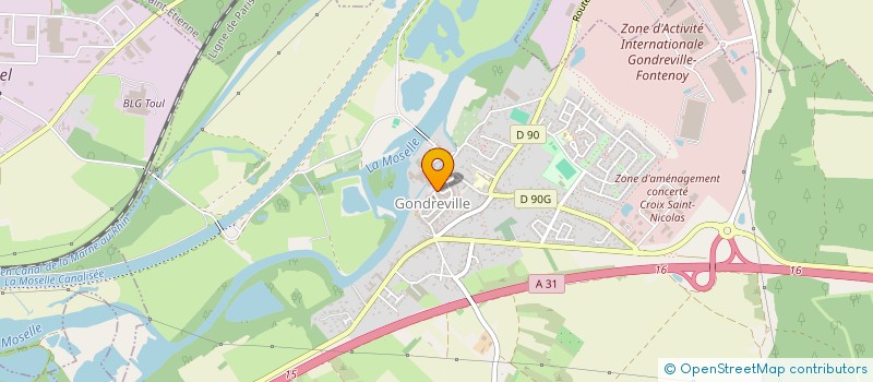 localisation de l'entreprise SCI ARK  ALLAN