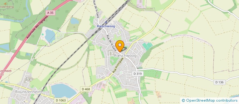 localisation de l'entreprise SCI ARK  ROUNTZENHEIM-AUENHEIM