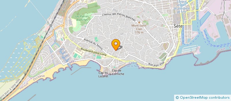 localisation de l'entreprise SCI ARKA  SETE