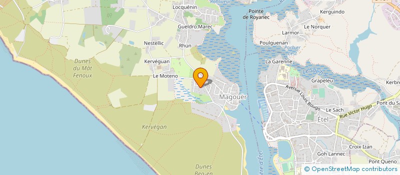 localisation de l'entreprise SCI ARKA  PLOUHINEC