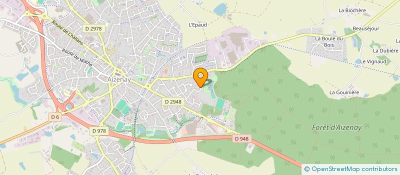 localisation de l'entreprise SCI ARKANE  AIZENAY