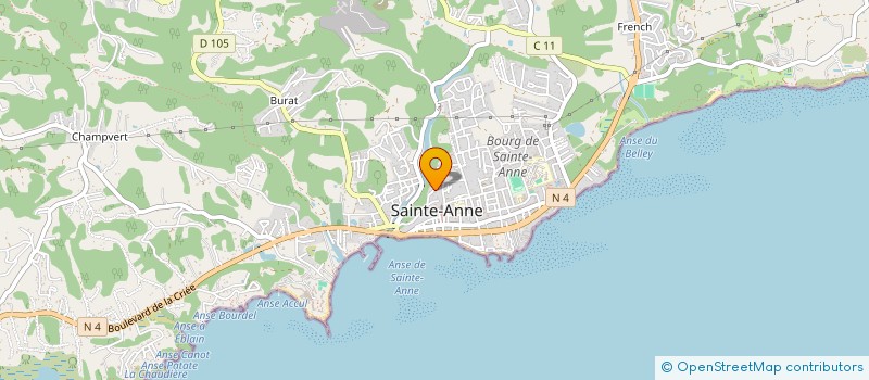 localisation de l'entreprise SCI ARKANIA  SAINTE-ANNE