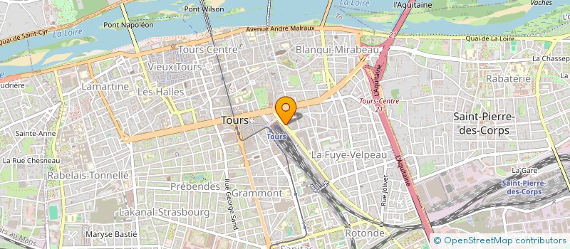 localisation de l'entreprise SCI ARKANNE  TOURS