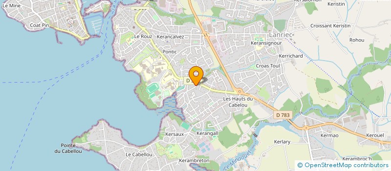localisation de l'entreprise SCI ARKAPER  CONCARNEAU