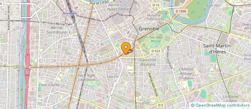 localisation de l'entreprise SCI ARKENE  GRENOBLE