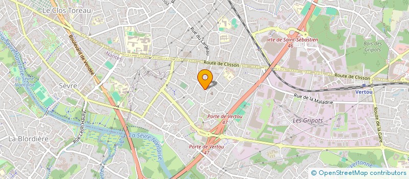 localisation de l'entreprise SCI ARKINVEST  VERTOU