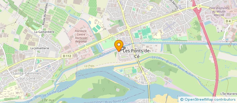 localisation de l'entreprise SCI ARKO  LES PONTS-DE-CE