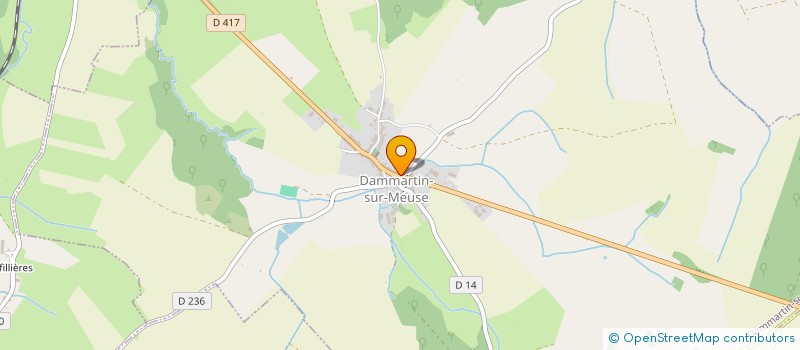 localisation de l'entreprise SCI ARKOS à DAMMARTIN-SUR-MEUSE