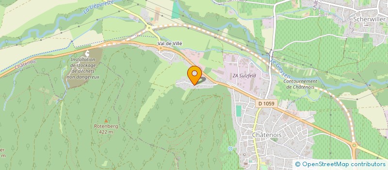 localisation de l'entreprise SCI ARKU  CHATENOIS