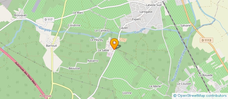 localisation de l'entreprise SCI ARKYS  ILLATS