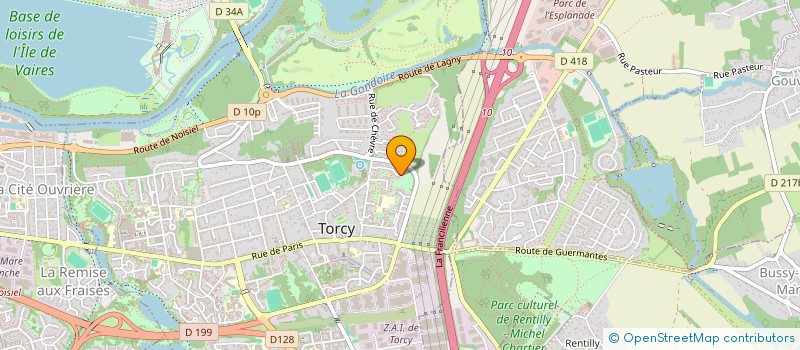 localisation de l'entreprise SCI ARL  TORCY